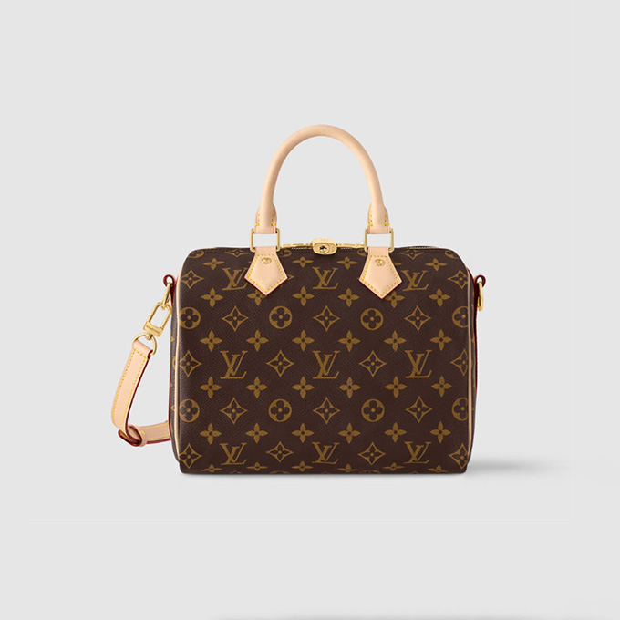 lv louis vuitton speedy p9 bandoulière 30 monogram leather handbag #m24426